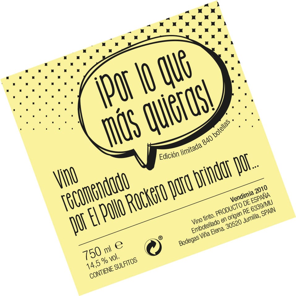 Por lo que más quieras, etiqueta