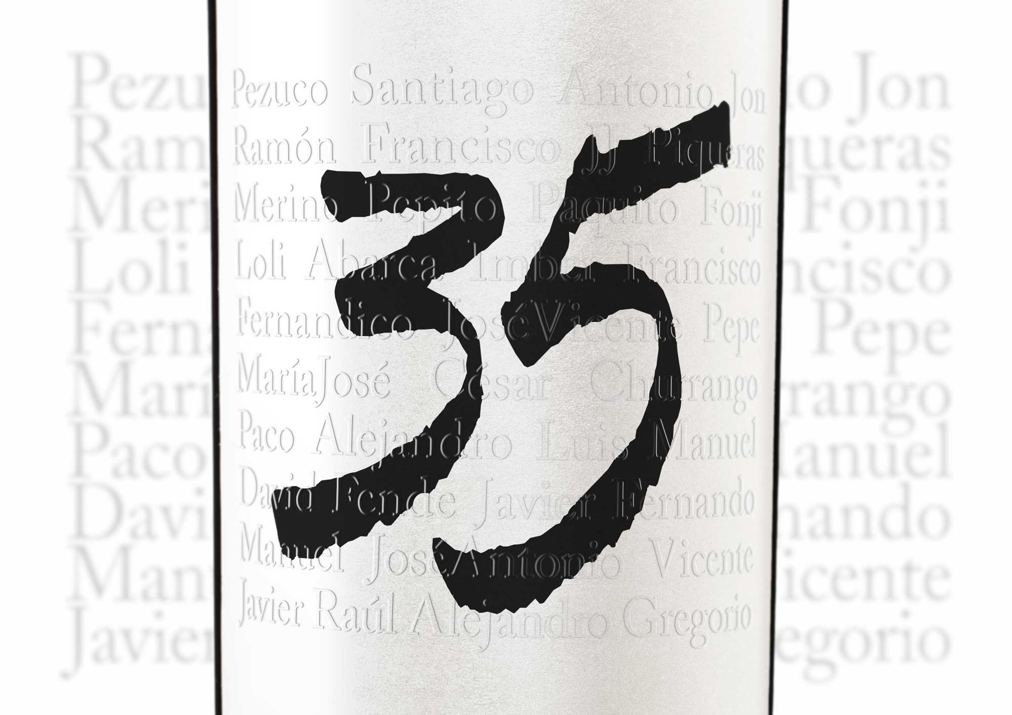 35, vino de La Bodeguita del Carche