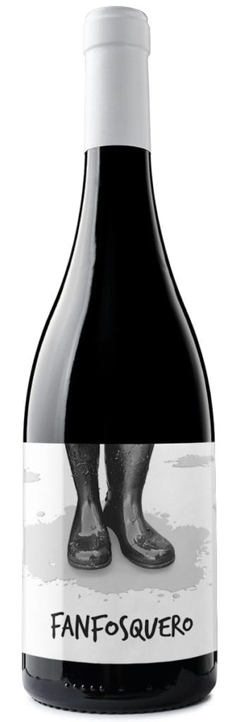 Botella de vino Fanfosquero. DO Jumilla